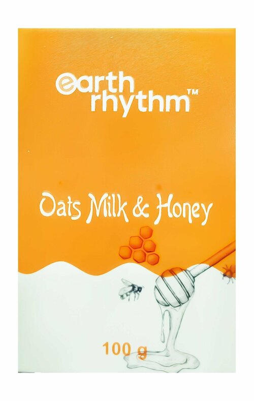 Мыло для тела с овсом, молоком и медом / Earth Rhythm Oats, Milk & Honey Soap