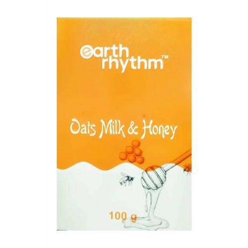 Мыло для тела с овсом молоком и медом Earth Rhythm Oats Milk Honey Soap 1450₽