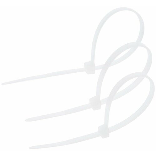 Хомут нейлоновый пластик для стяжки 36х150 мм белый в уп 100 шт 271₽