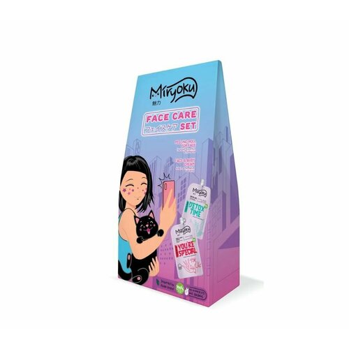 MIRYOKU Подарочный набор Крем для лица 100мл Детокс-гель для умывания 100мл FACE CREAM DETOX GEL 419₽