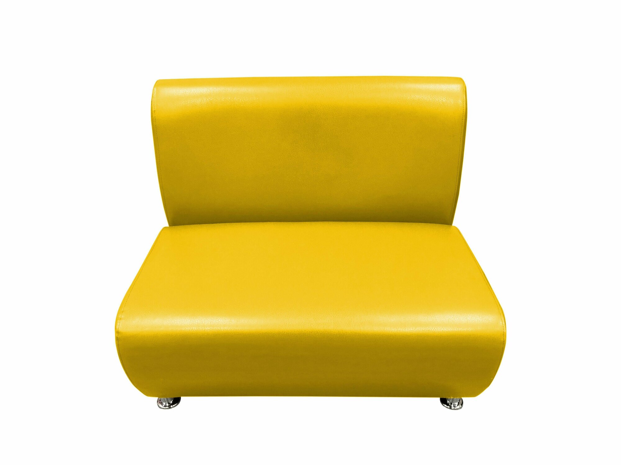 фото Диван трехместный Брюстель желтый