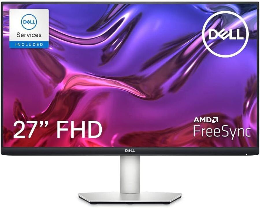 DELL Монитор Dell 27" S2723HC серебристый/черный IPS LED 4ms 16:9 HDMI M/M матовая HAS Piv 300cd 178гр/178гр 1920x1080 75Hz FreeSync FHD USB 210-BELK