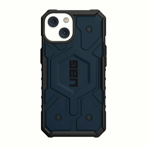 Чехол Urban Armor Gear (UAG) Pathfinder for MagSafe Series для iPhone 14, цвет Синий (Mallard) (114052115555)