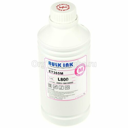 чернила epson l800 l1800 l810 l850 о c13t67334a magenta 70ml Чернила INKO для Epson L800, L810, L850, L1800 1kg Magenta