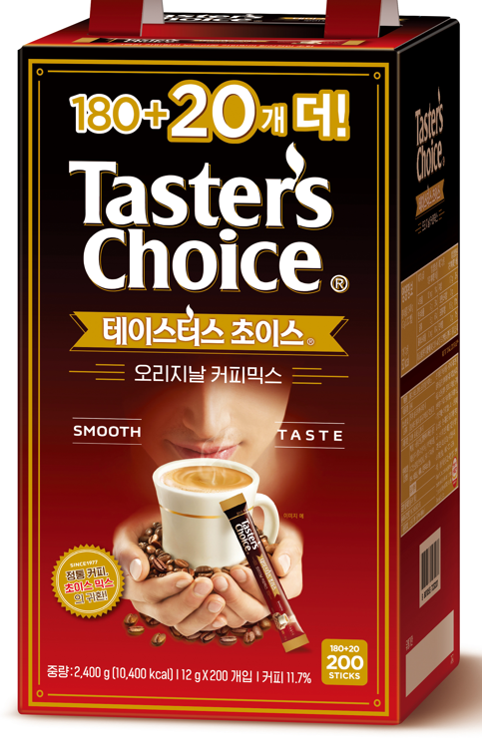 Растворимый 3в1 кофе Taster's Choice Original 12г, 200 порций