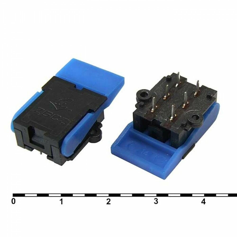 Микропереключатель 3шт SX-06(SX-A1-WS)/125V синий