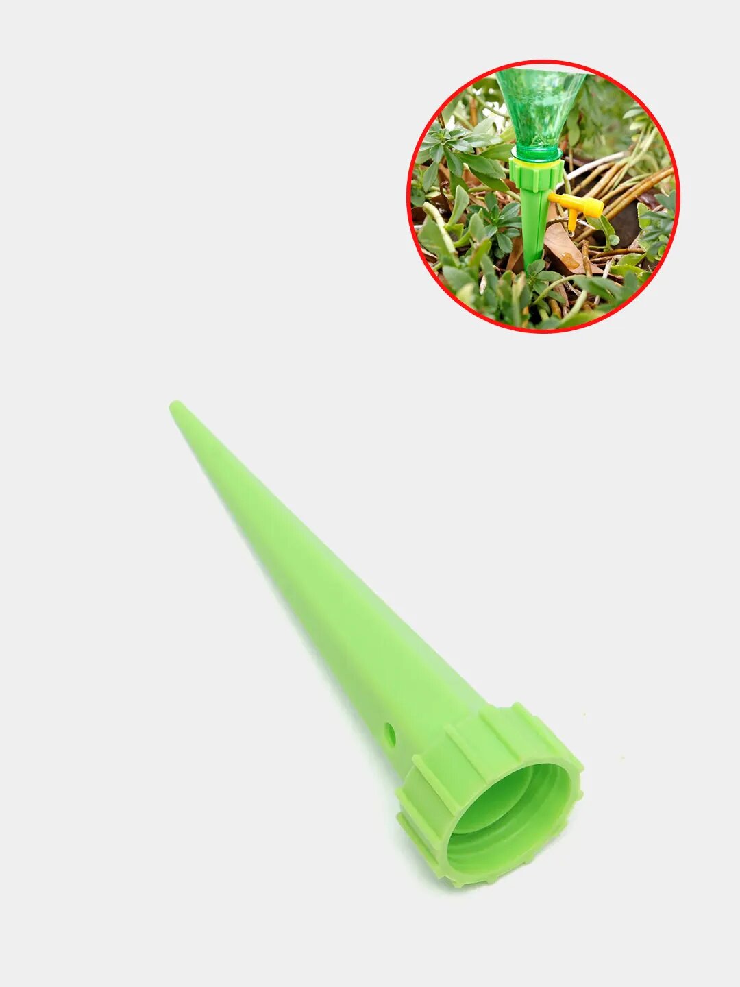 Автоматический капельный полив для комнатных растений Цвет Зеленый - фотография № 9