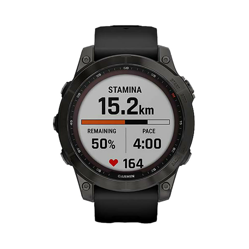 Смарт-часы Garmin Fenix 7 Saphire Solar Carbon-Gray - фото №10