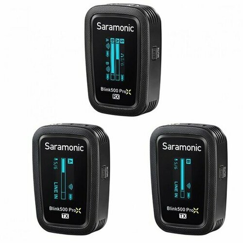 Радиосистема Saramonic Blink500 ProX B2 TXTXRX приемник2 передатчика с кейсом-зарядкой 2950000₽