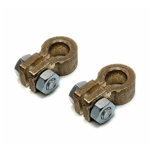 Клеммы АКБ латунные (к-т 2 шт.)