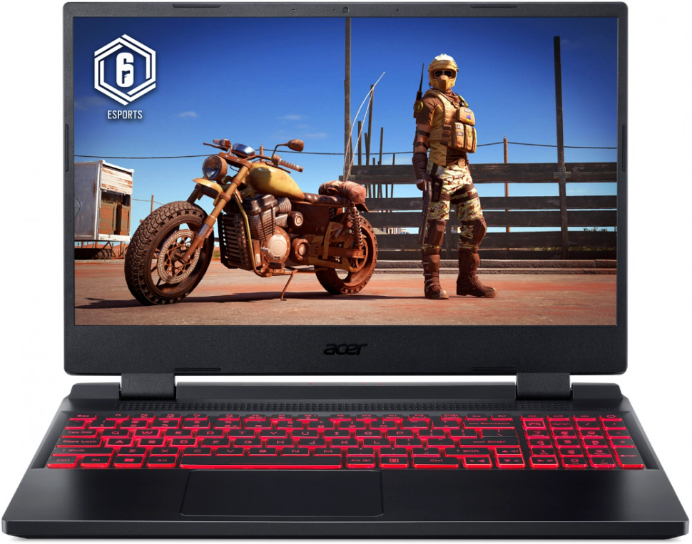 Ноутбук Acer Nitro AN515-58-7420, 15.6" FHD IPS 144Гц/Intel Core i7-12700H/16ГБ DDR4/512ГБ SSD/GeForce RTX 3050 Ti 4ГБ/Без ОС, черный (NH. QFLER.00D)