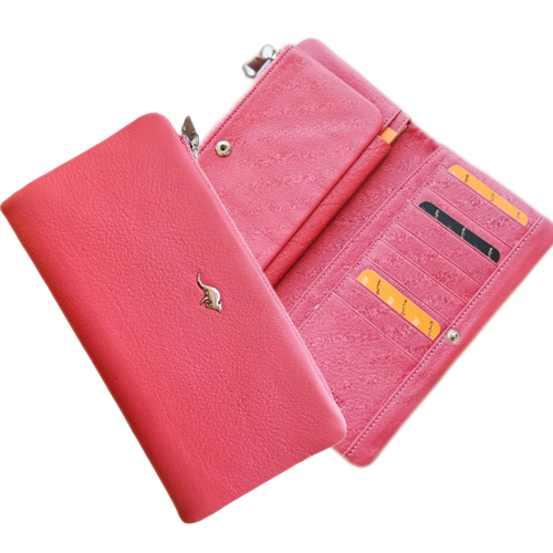 фото Кошелек cangurione 2197--a/-pink, фактура зернистая, розовый