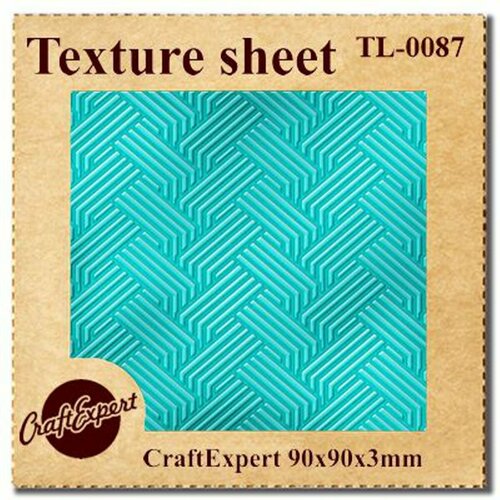 Текстурный лист для полимерной глины и пластики, форма для лепки. Плетение