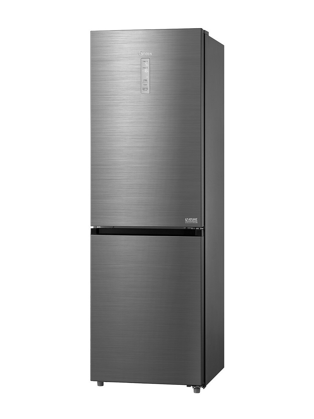 Холодильник двухкамерный Midea MDRB470MGF46O серебристый