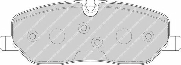 Колодки тормозные дисковые перед Ferodo FDB1615