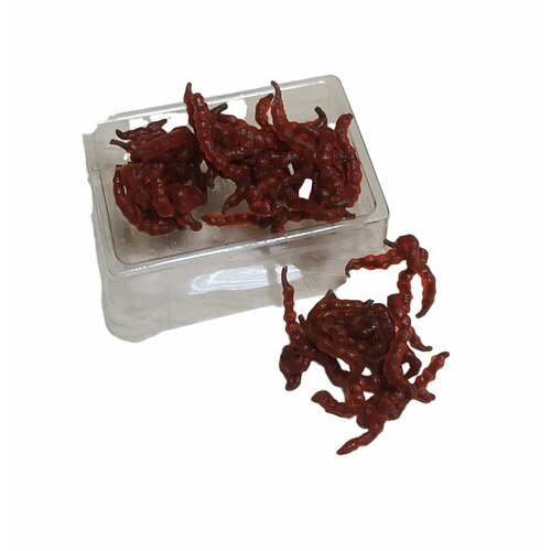 фото Искусственная сьедобная рыболовная насадка мотыль. растворяется в воде. упаковка 2 штуки suprun