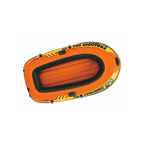 фото Лодка надувная intex 58356 explorer pro 200 (до 120 кг) оранжевый/желтый