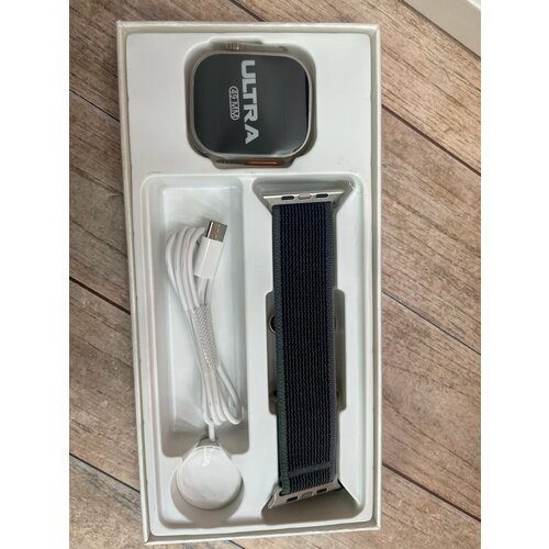 Умные смарт часы HK9 Ultra 2 уведомления звонки iOS Android черные 326900₽