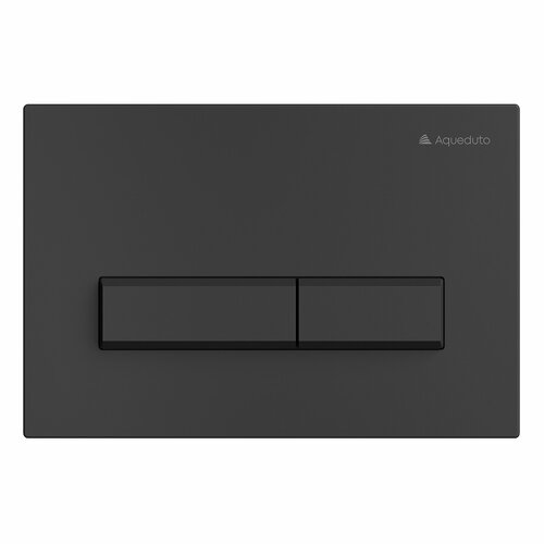 AQD RETANGULO Панель смыва черный матовый 2821₽