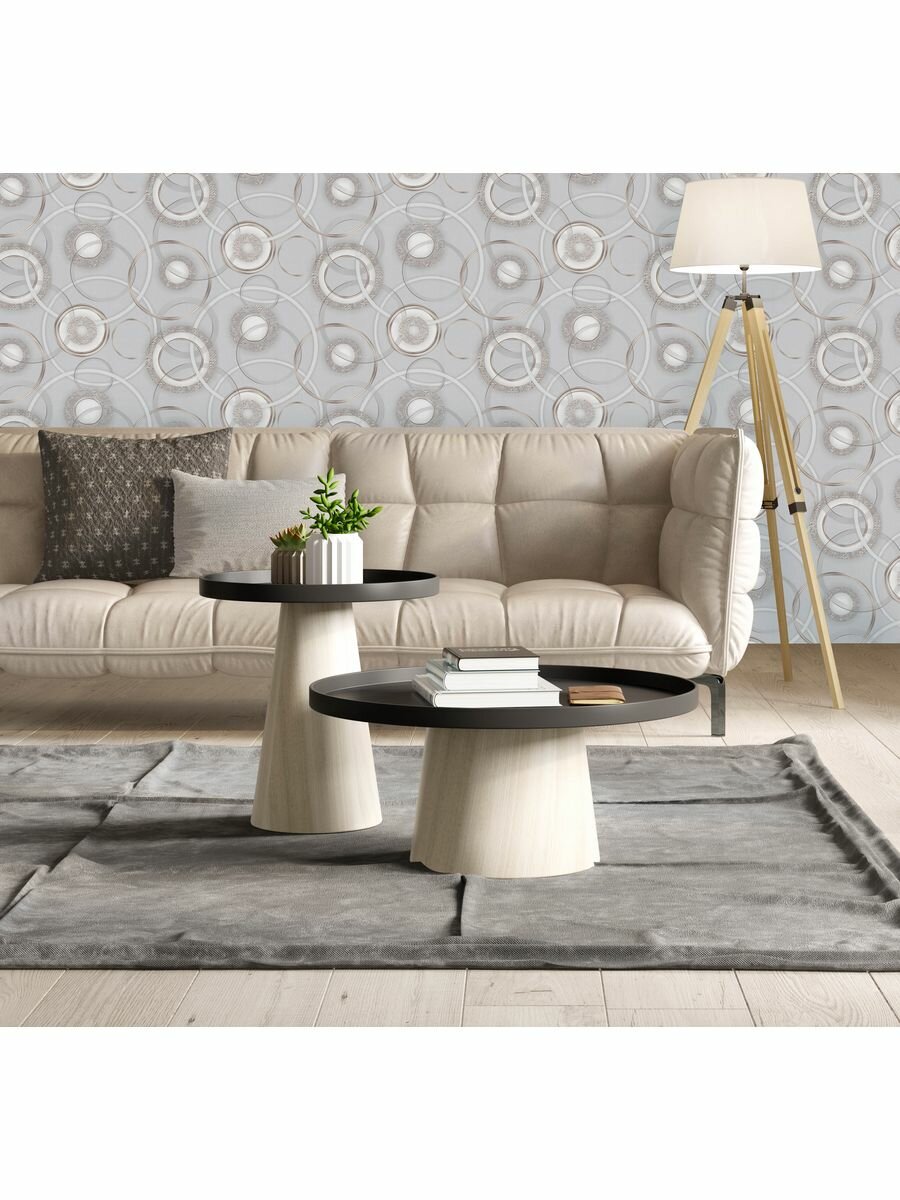 фото Обои Московская обойная фабрика лавандовый, светло-фиолетовый