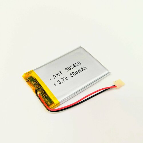 Аккумулятор Li-Pol 303450 (батарея) 3*34*50мм 2pin 3.7V/500mAh