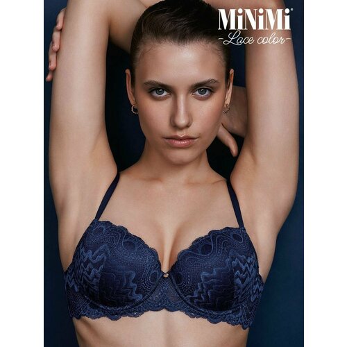 фото Бюстгальтер minimi, размер 75c, синий