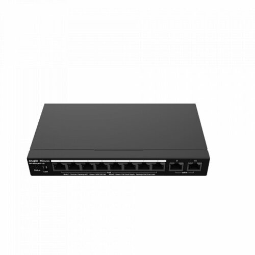 коммутатор доступа unv 24х100mbps poe rj45 2х1000mbps combo poe бюджет макс до 370 вт Ruijie RG-ES210GC-LP