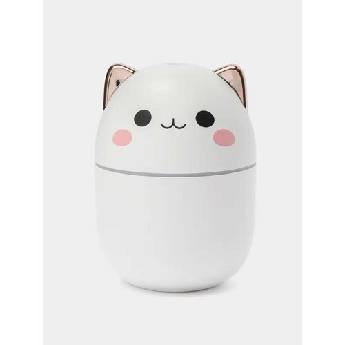 Увлажнитель воздуха котик для дома аромадиффузор ночник белый 145000₽