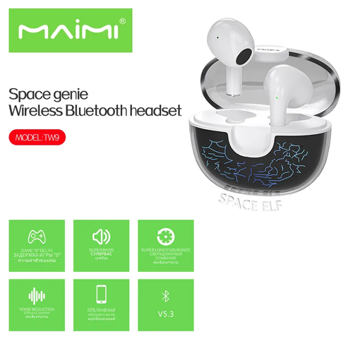 Беспроводные наушники с Bluetooth MaiMi TW9 350000₽