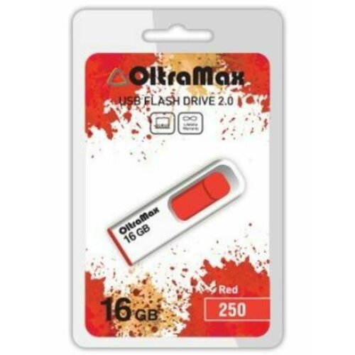 USB флэш-накопитель OM-16GB-250 красный
