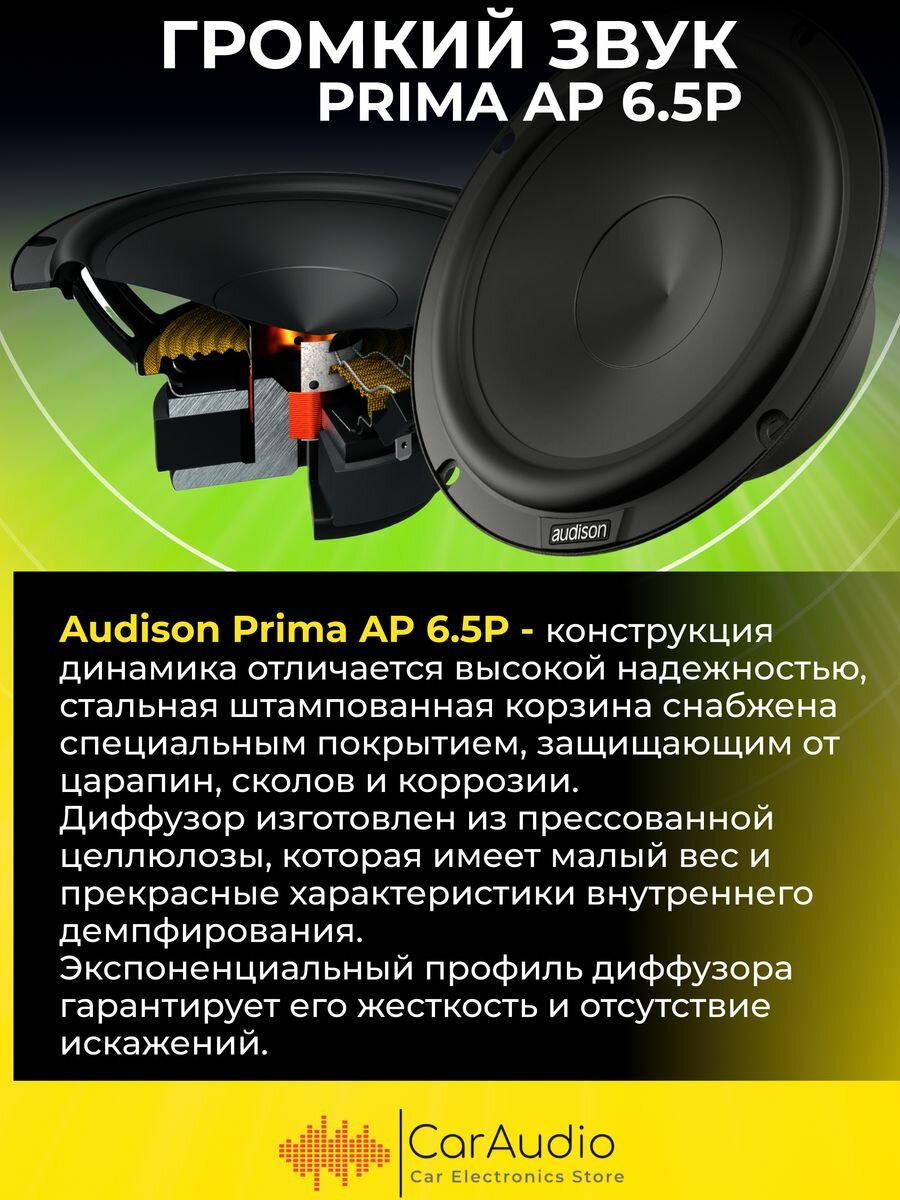 НЧ/СЧ-динамики Audison Prima AP 6.5P