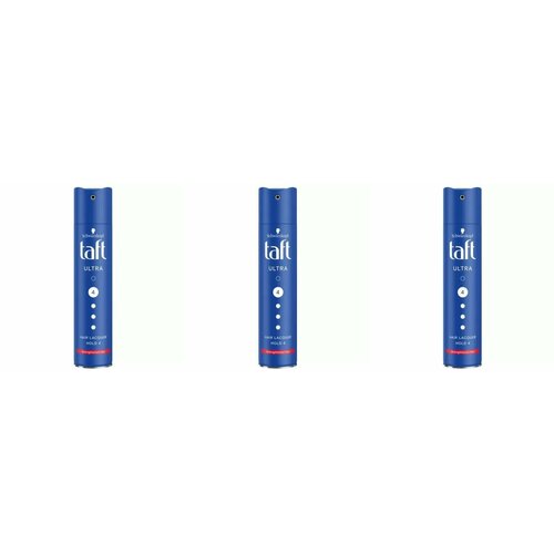 Taft Лак аэрозоль для волос Ultra, сверхсильной фиксации, 250 мл, 3 шт