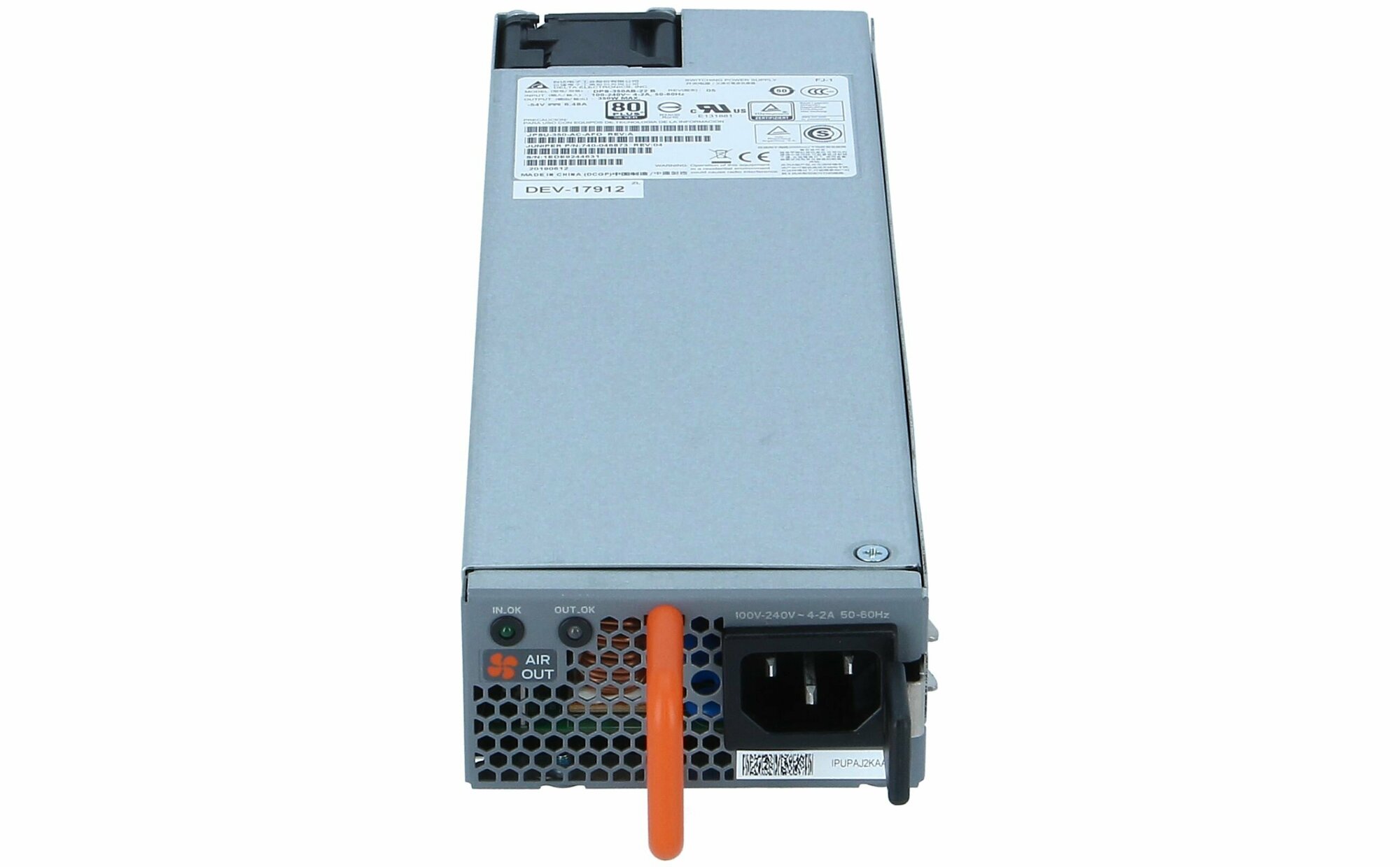 Блок питания Juniper JPSU-920-AC-AFO 920W AC PSU EX3400