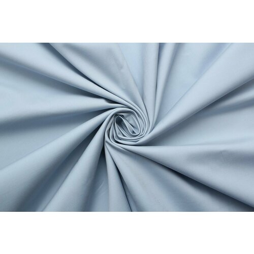 Ткань Хлопок-стрейч Giorgio Armani костюмный серовато-голубой, ш146см, 0,5 м