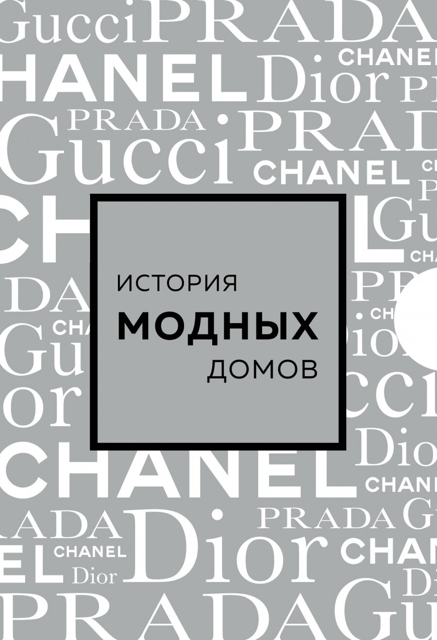 Подарочный набор. История модных Домов: Chanel, Dior, Gucci, Prada (серебряный) - фото №1
