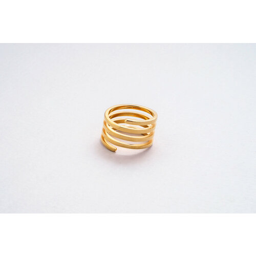 Кольцо Miniature, размер 17.5, золотой