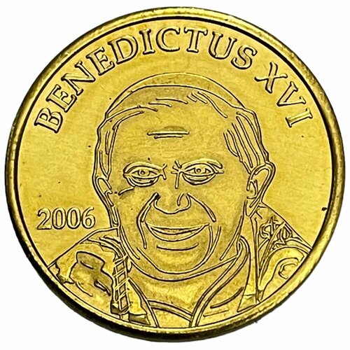 Ватикан 50 евроцентов 2006 г. (Герб Ватикана) Probe (Проба)
