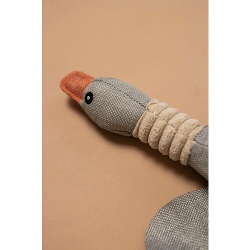 Мягкая игрушка пищалка льняной гусь 699₽