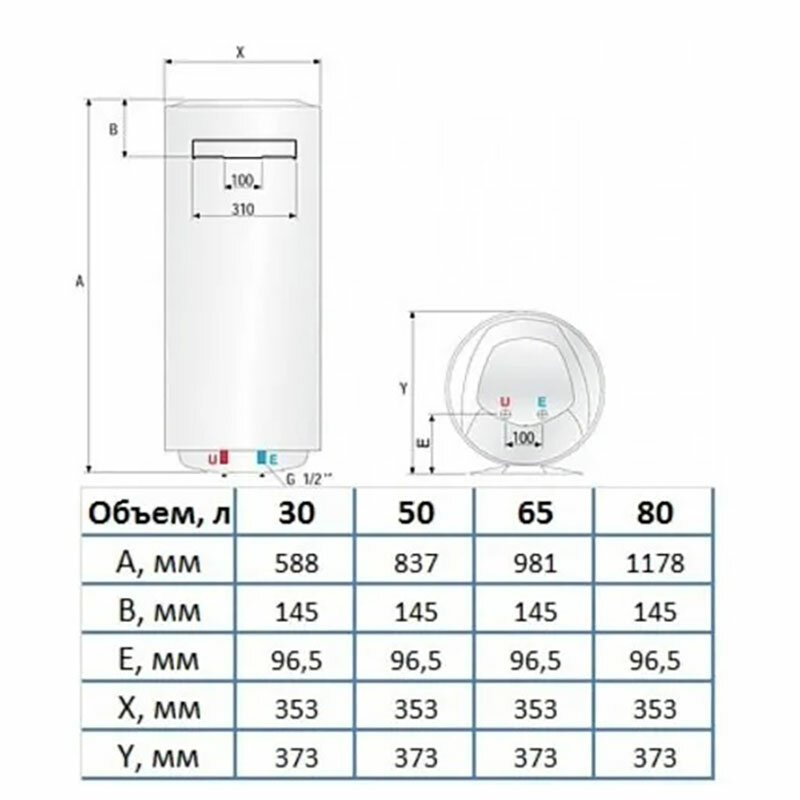 Водонагреватель ARISTON PRO1 R INOX ABS 80 V SLIM 2K, накопительный, 2кВт, белый [3700651] - фото №9