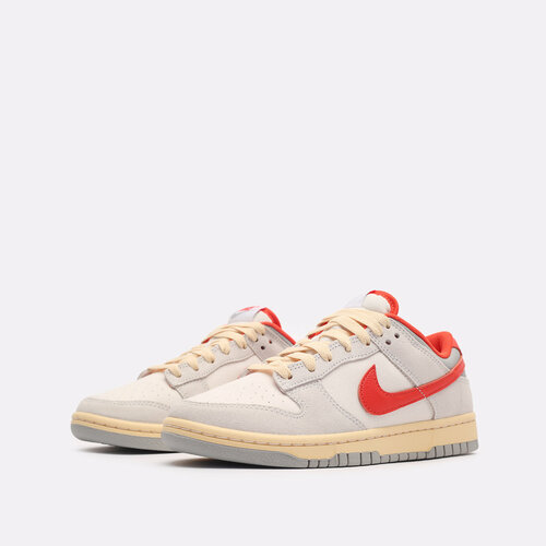 Кроссовки NIKE Dunk Low, размер 8,5 US, красный, белый