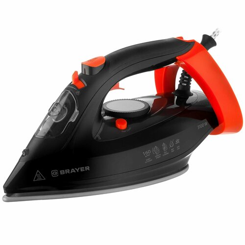 Утюг 4007BR 3100 Вт керамическая подошва 35 гмин 265 мл чёрно-красный 946800₽