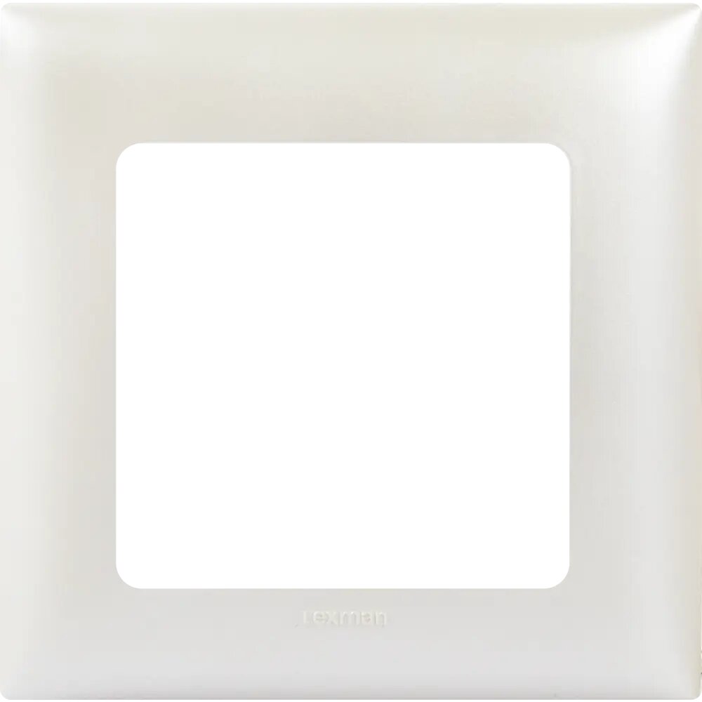 Рамка для розеток и выключателей Lexman Lilian Classic 1 пост цвет жемчужный