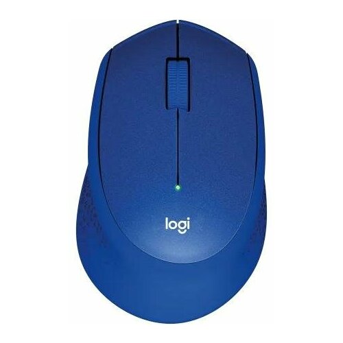 Мышь Logitech M331 Silent Plus синий оптическая 1000dpi silent беспроводная USB 3but 255100₽