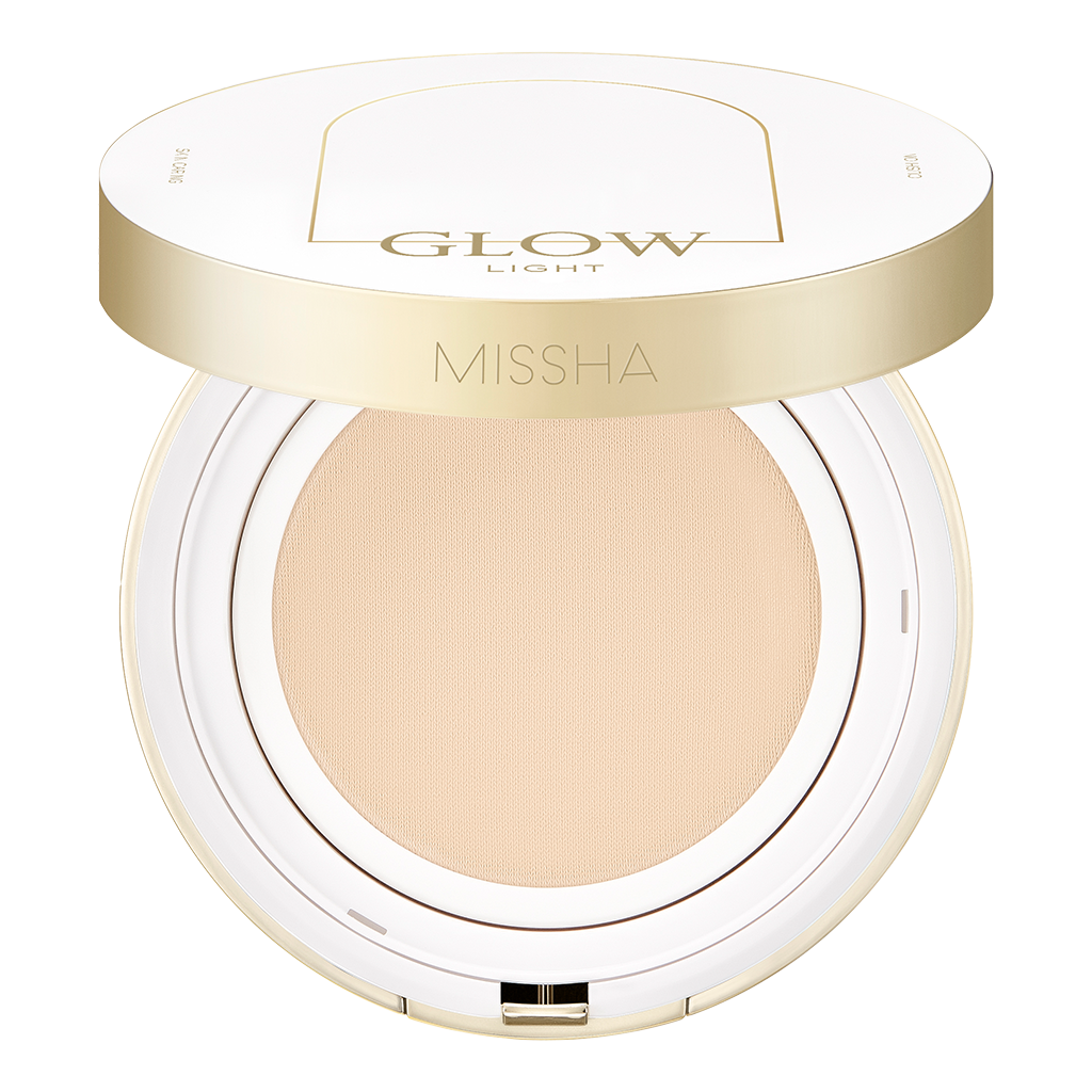 MISSHA Glow Cushion Light Тональный кушон С коллагеном тон 21N Vanilla 13 г 1 шт