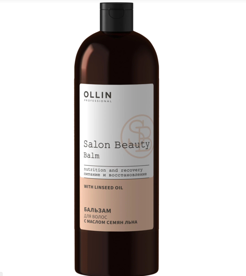 Бальзам для волос с маслом семян льна Salon Beauty Ollin Professional 1000 мл