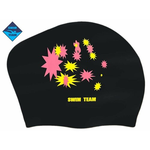 Шапочка для плавания для длинных волос звёзды: KW-S