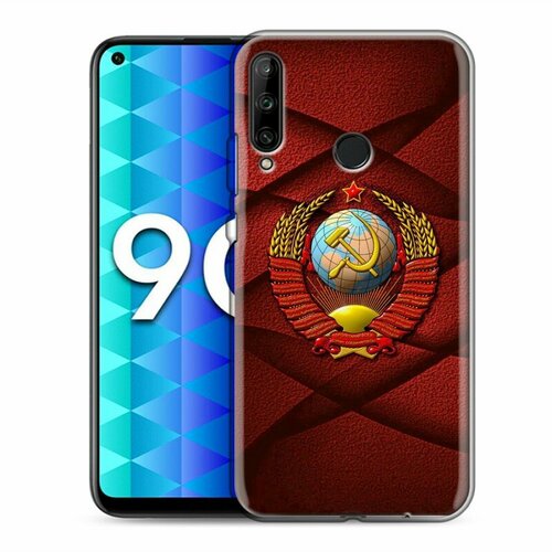 Дизайнерский силиконовый чехол для Хуавей P40 lite E / Huawei P40 lite E Герб СССР силиконовый чехол mcover для huawei p40 lite e с рисунком фк спартак москва