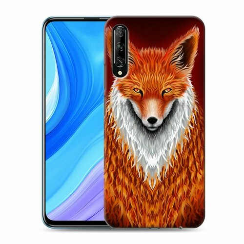 Дизайнерский силиконовый чехол для Huawei Y9s Лиса