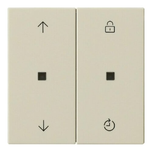 Верхняя часть радиоуправления MemArrows кремово-белая - Интеллектуальный элемент управления белы Gira 4010337047278 42620₽