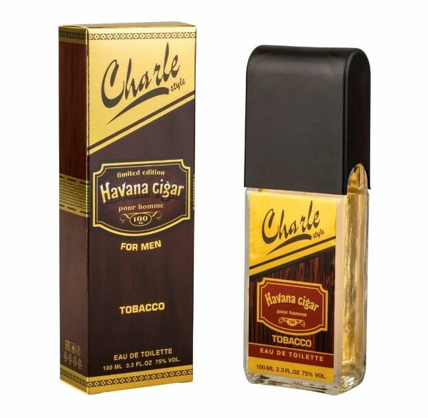 Парфюмерная вода Парад Звезд Charle HAVANA sigar TOBACO edt 100ml